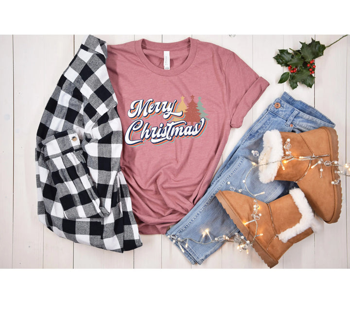 Merry Shirts | Vintage Retro Christmas Family Tee Shirtprintingcenter