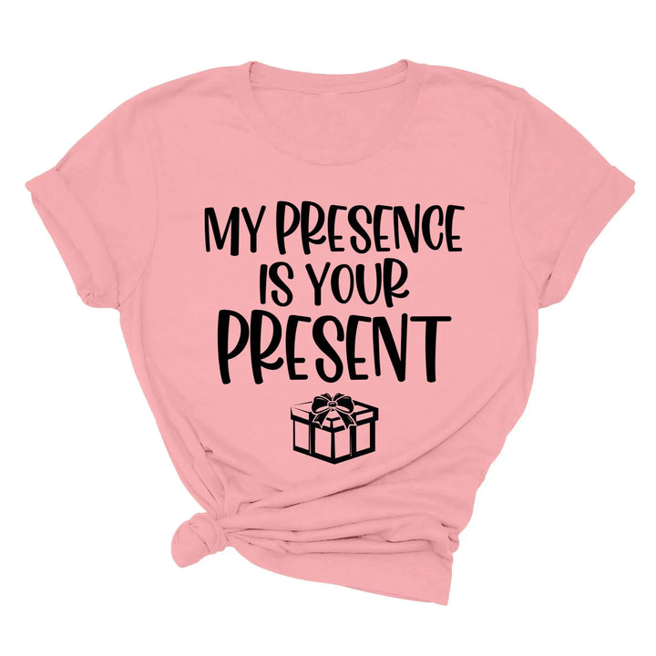 My Presence Is Your Present Shirt - Funny Christmas Couple Matching Tee Shirtprintingcenter