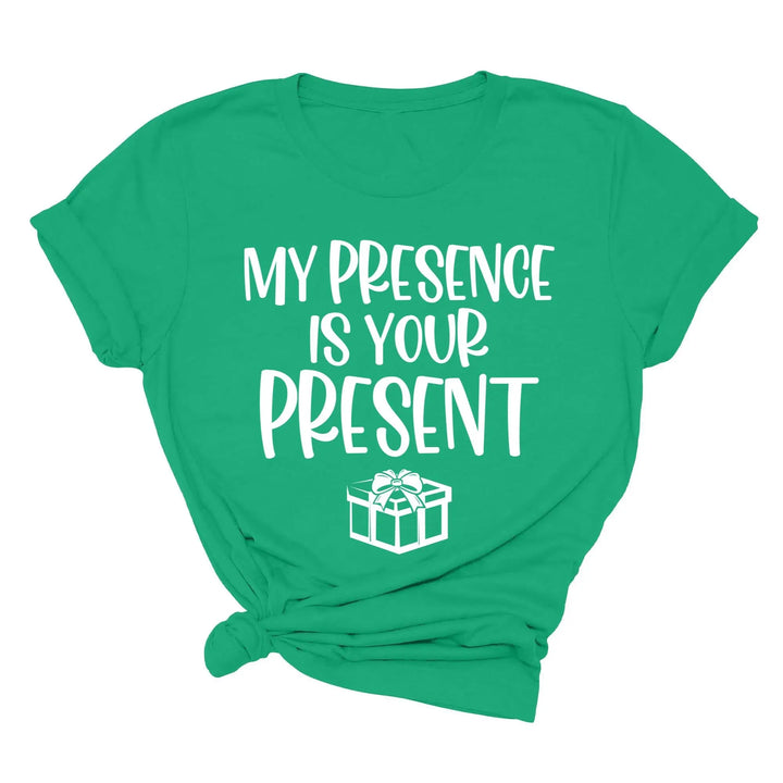 My Presence Is Your Present Shirt - Funny Christmas Couple Matching Tee Shirtprintingcenter
