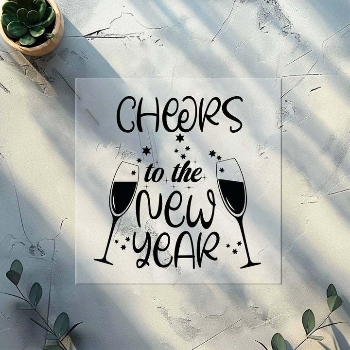 New Year 2025 DTF Transfers | Cheers to the New Year DTF