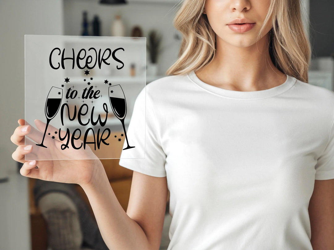 New Year 2025 DTF Transfers | Cheers to the New Year DTF