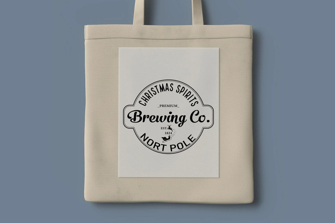 North Pole Brewing Co. DTF Transfers| Vintage Christmas Holiday DTF Transfers