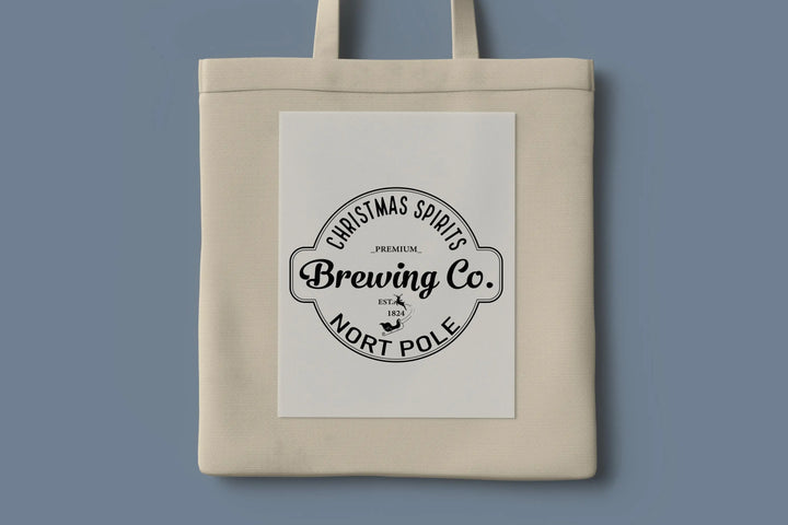 North Pole Brewing Co. DTF Transfers| Vintage Christmas Holiday DTF Transfers