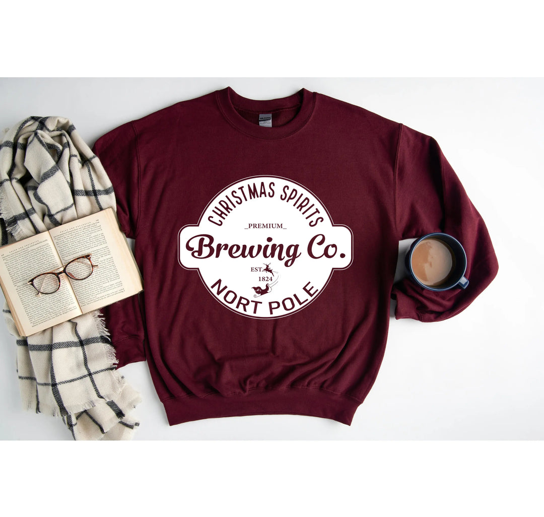 North Pole Brewing Co. Sweatshirts | North Pole Sweatshirts | Family Christmas Gift Shirtprintingcenter