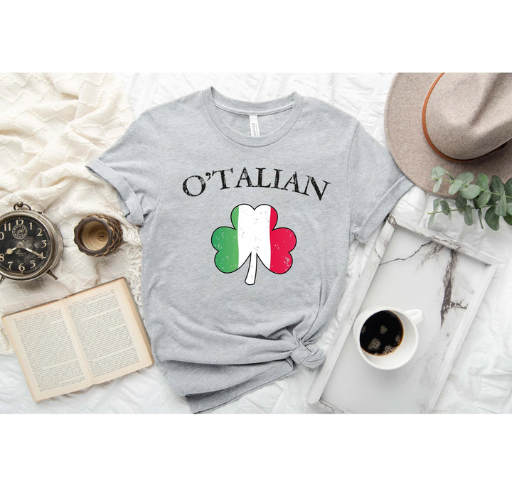 O'Talian Shirt - Shamrock & Irish Italian St. Patrick's Day Tee Shirtprintingcenter