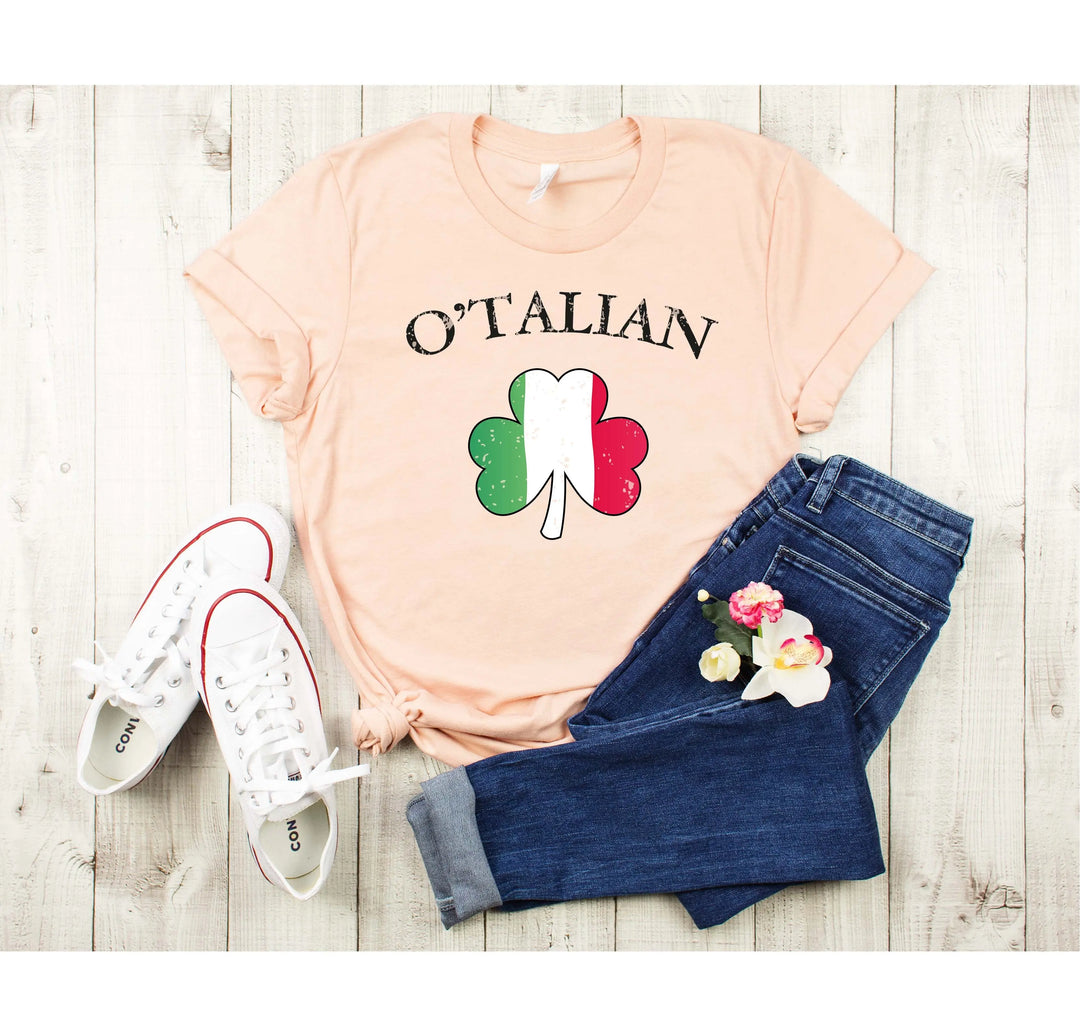 O'Talian Shirt - Shamrock & Irish Italian St. Patrick's Day Tee Shirtprintingcenter