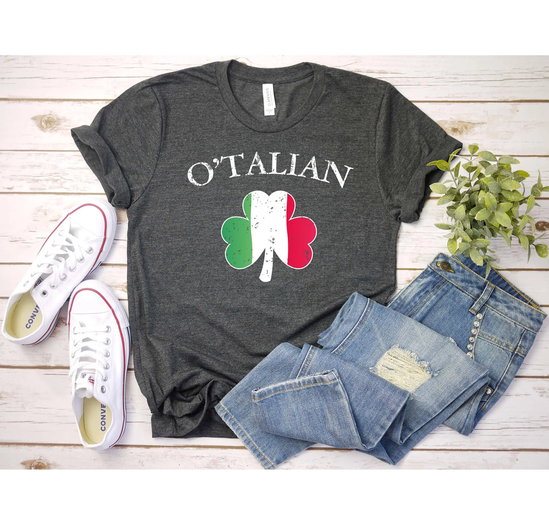 O'Talian Shirt - Shamrock & Irish Italian St. Patrick's Day Tee Shirtprintingcenter