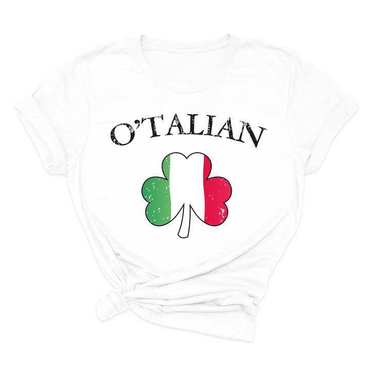 O'Talian Shirt - Shamrock & Irish Italian St. Patrick's Day Tee Shirtprintingcenter