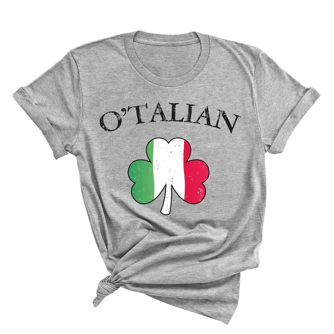 O'Talian Shirt - Shamrock & Irish Italian St. Patrick's Day Tee Shirtprintingcenter