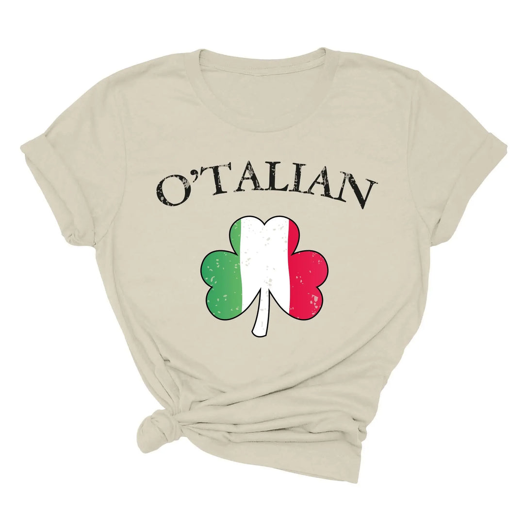 O'Talian Shirt - Shamrock & Irish Italian St. Patrick's Day Tee Shirtprintingcenter