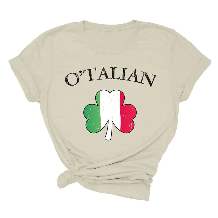 O'Talian Shirt - Shamrock & Irish Italian St. Patrick's Day Tee Shirtprintingcenter