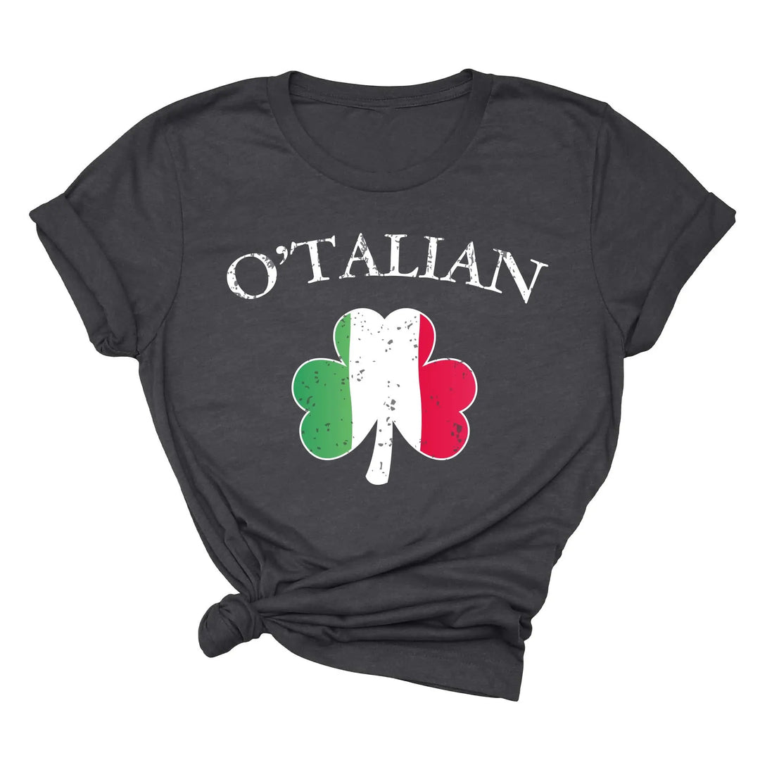 O'Talian Shirt - Shamrock & Irish Italian St. Patrick's Day Tee Shirtprintingcenter