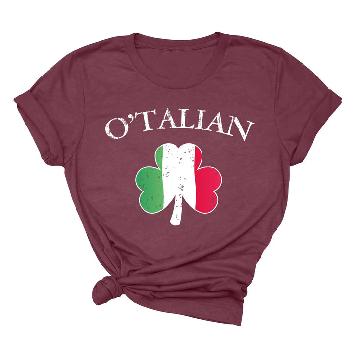 O'Talian Shirt - Shamrock & Irish Italian St. Patrick's Day Tee Shirtprintingcenter