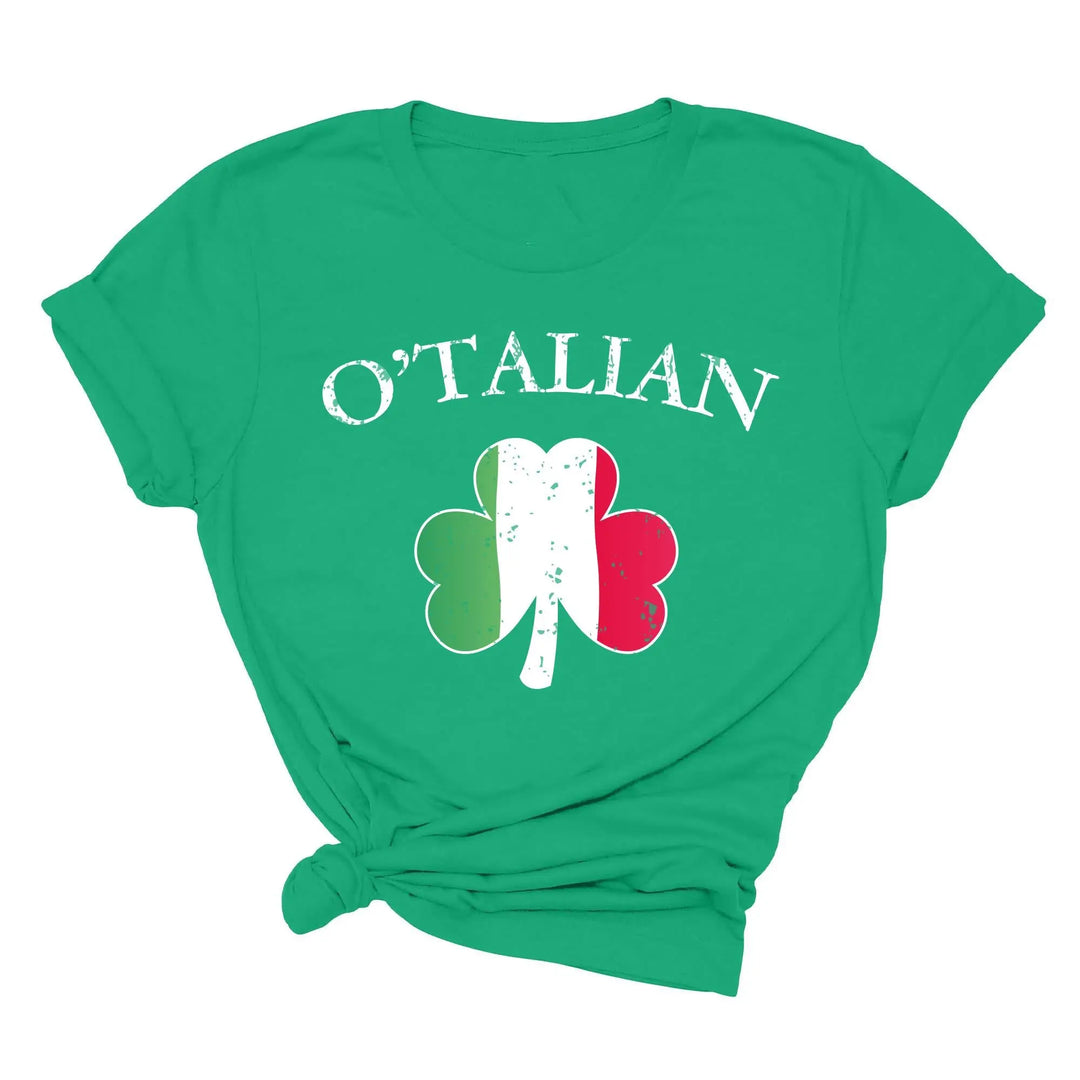 O'Talian Shirt - Shamrock & Irish Italian St. Patrick's Day Tee Shirtprintingcenter