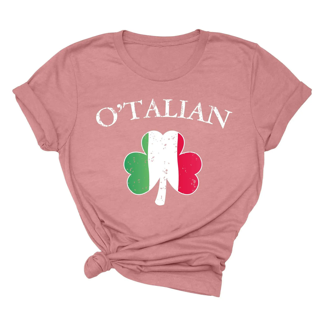 O'Talian Shirt - Shamrock & Irish Italian St. Patrick's Day Tee Shirtprintingcenter