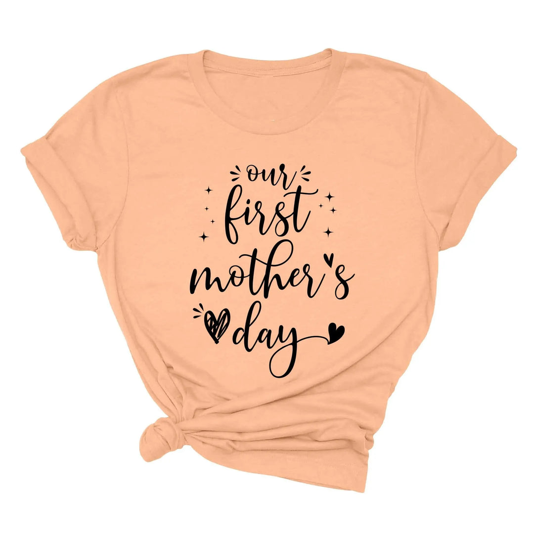 Our First Mother's Day Shirt - Matching Mommy & Me Outfit Gift