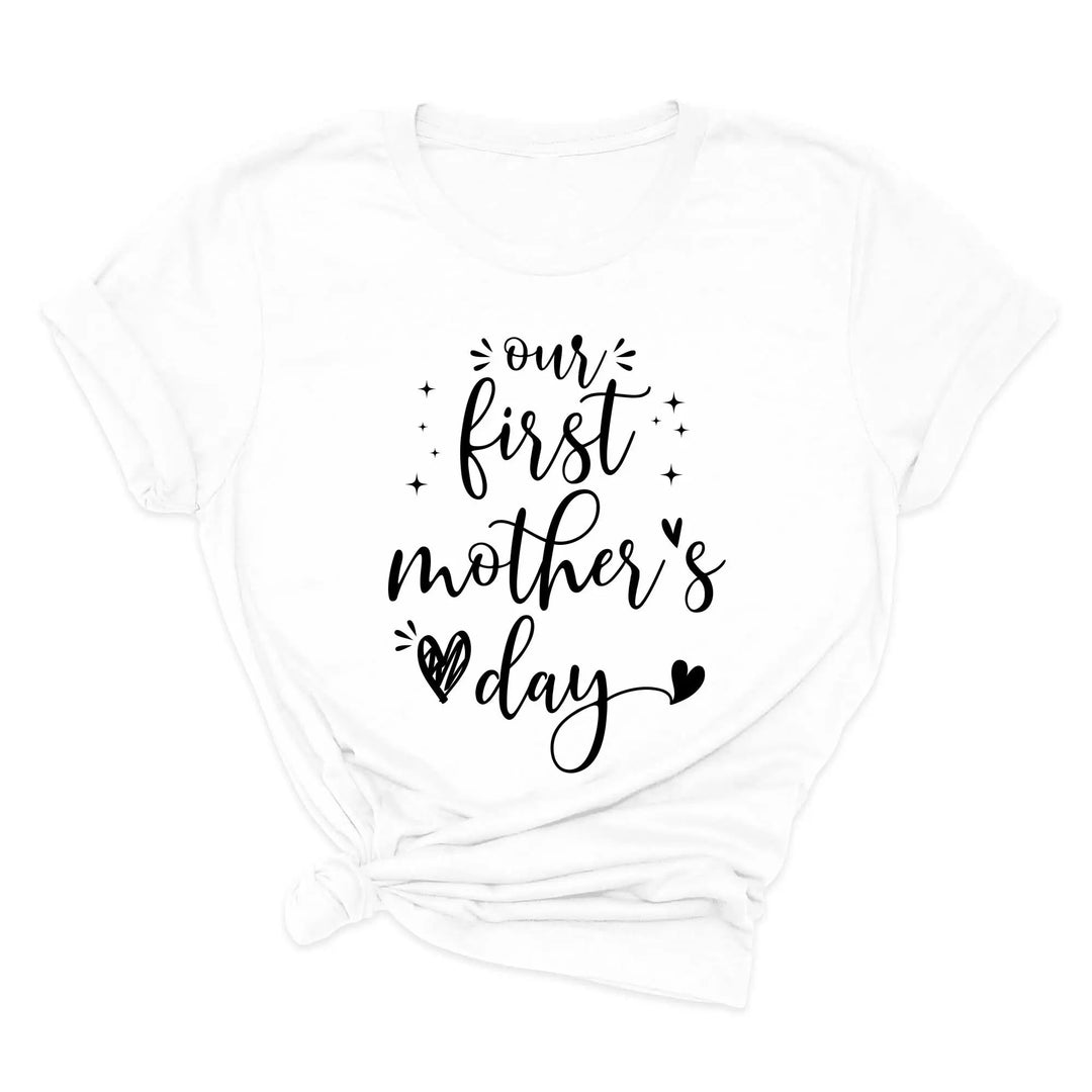 Our First Mother's Day Shirt - Matching Mommy & Me Outfit Gift
