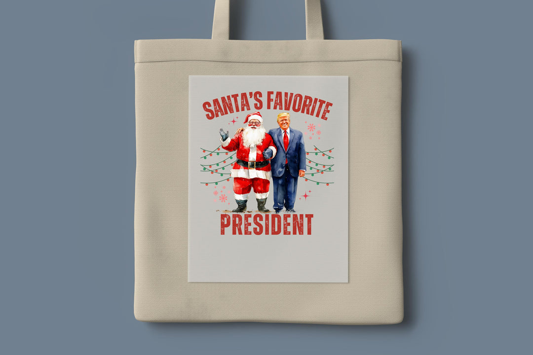 Santa's Favorite President DTF | Christmas Trump DTF Transfer