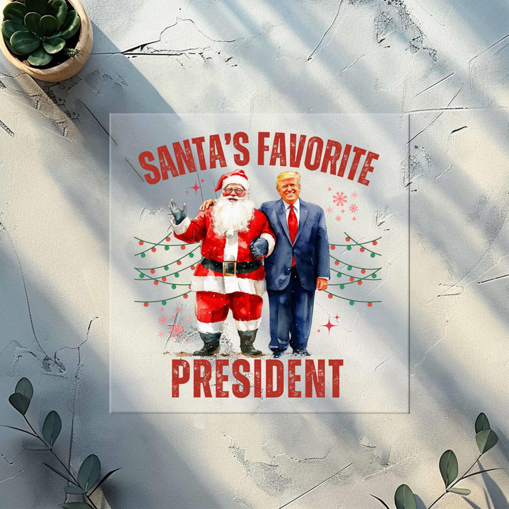 Santa's Favorite President DTF | Christmas Trump DTF Transfer