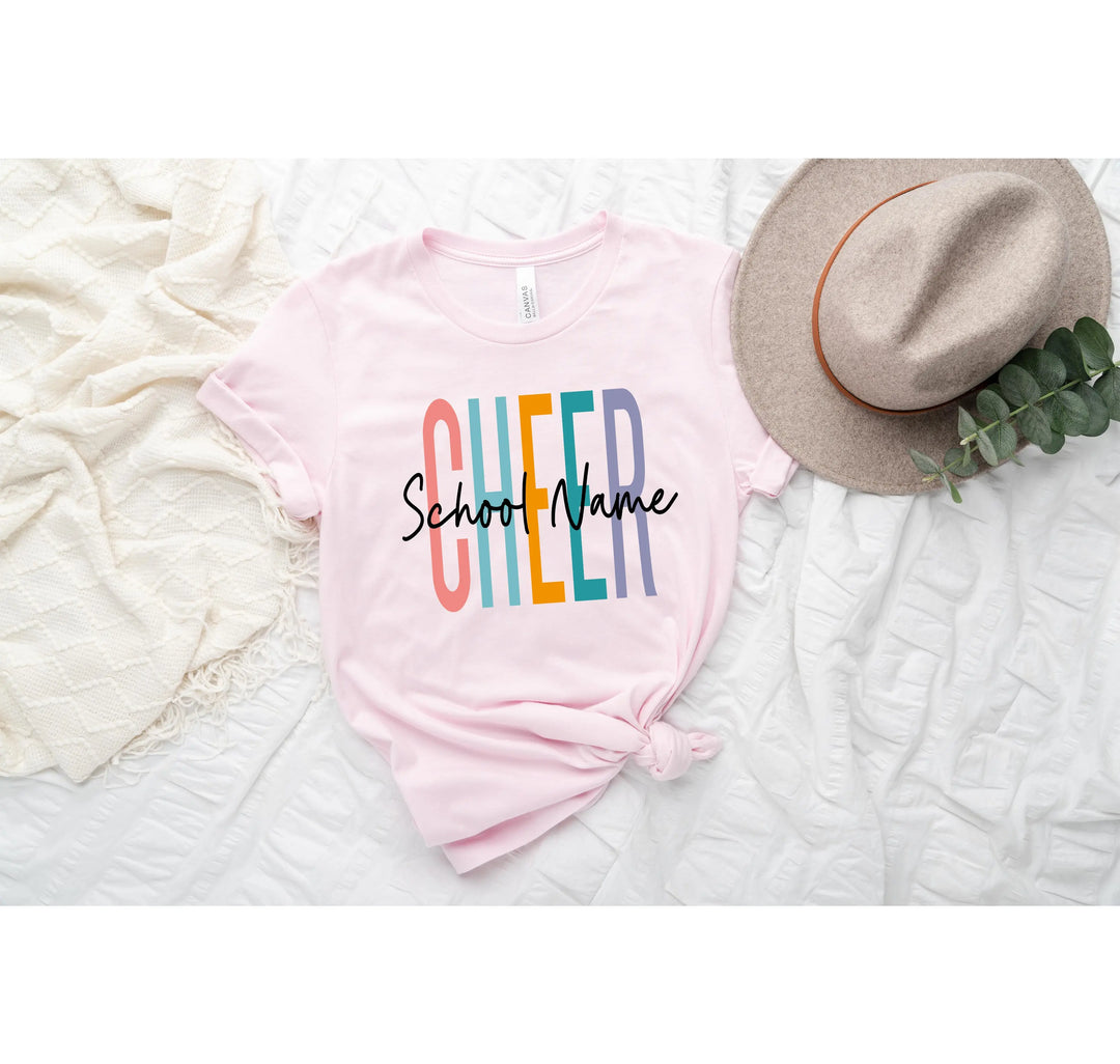 Personalized Cheerleader T-Shirt - Custom Cheer Team & Coach Gift