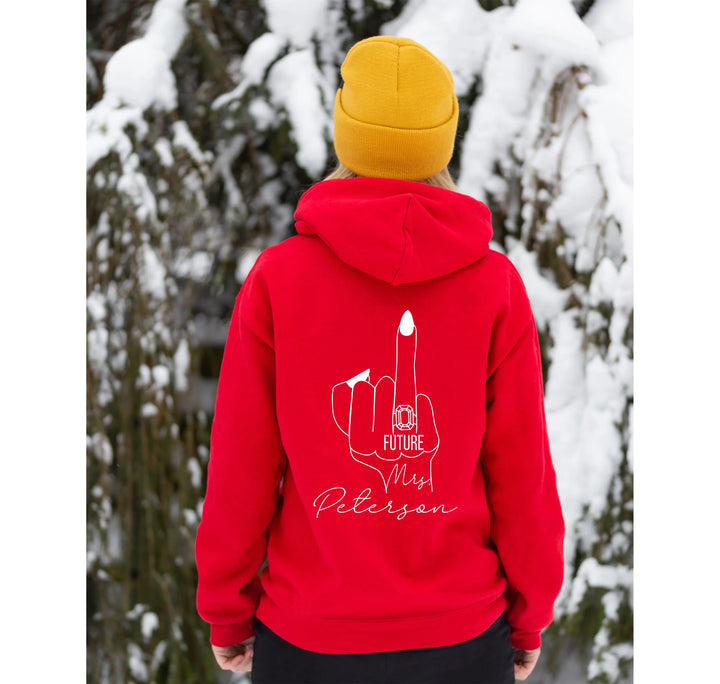 Personalized Future Fiancée Sweatshirt - Mrs. & Couples Gift Sweatshirt Shirtprintingcenter