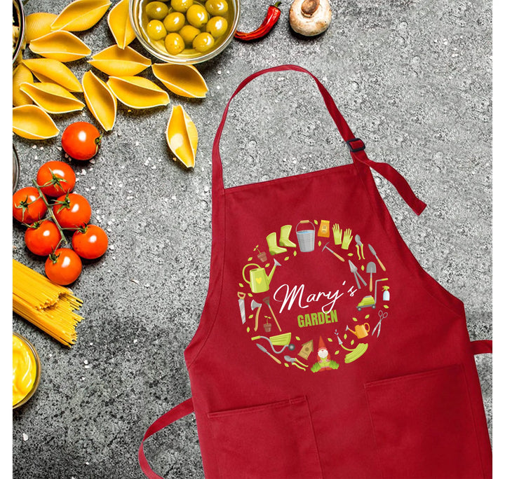 Personalized Gardening Apron - Custom Gift for Plant Lovers Shirtprintingcenter