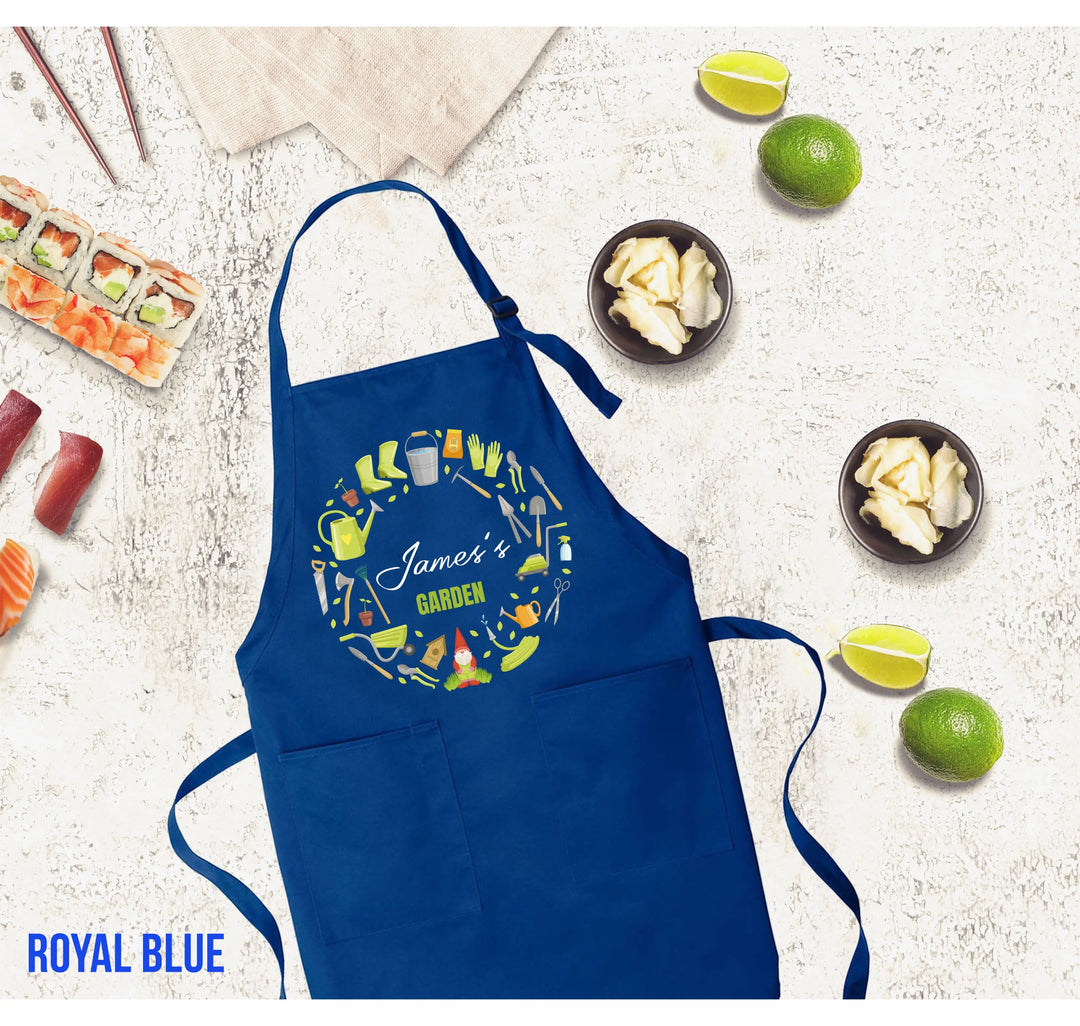Personalized Gardening Apron - Custom Gift for Plant Lovers Shirtprintingcenter