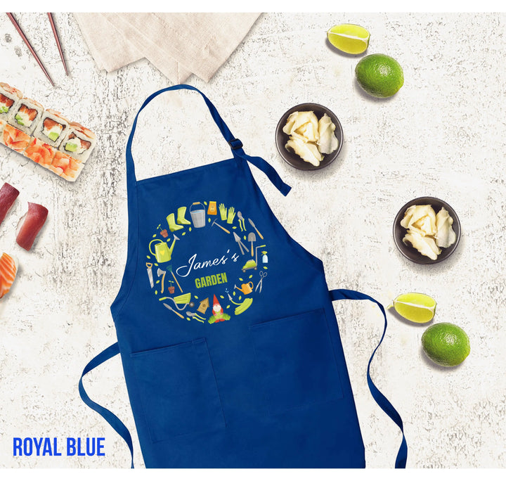 Personalized Gardening Apron - Custom Gift for Plant Lovers Shirtprintingcenter