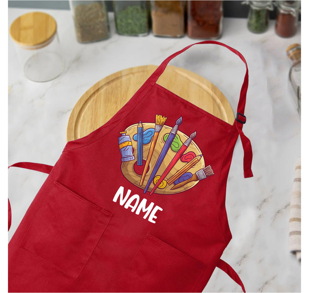 Personalized Kids Apron - Custom Artist Apron for Girls & Boys Shirtprintingcenter