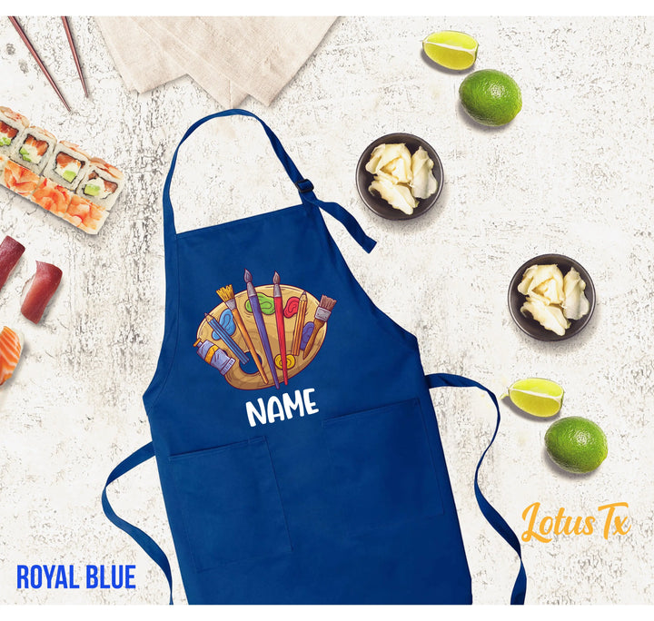 Personalized Kids Apron - Custom Artist Apron for Girls & Boys Shirtprintingcenter
