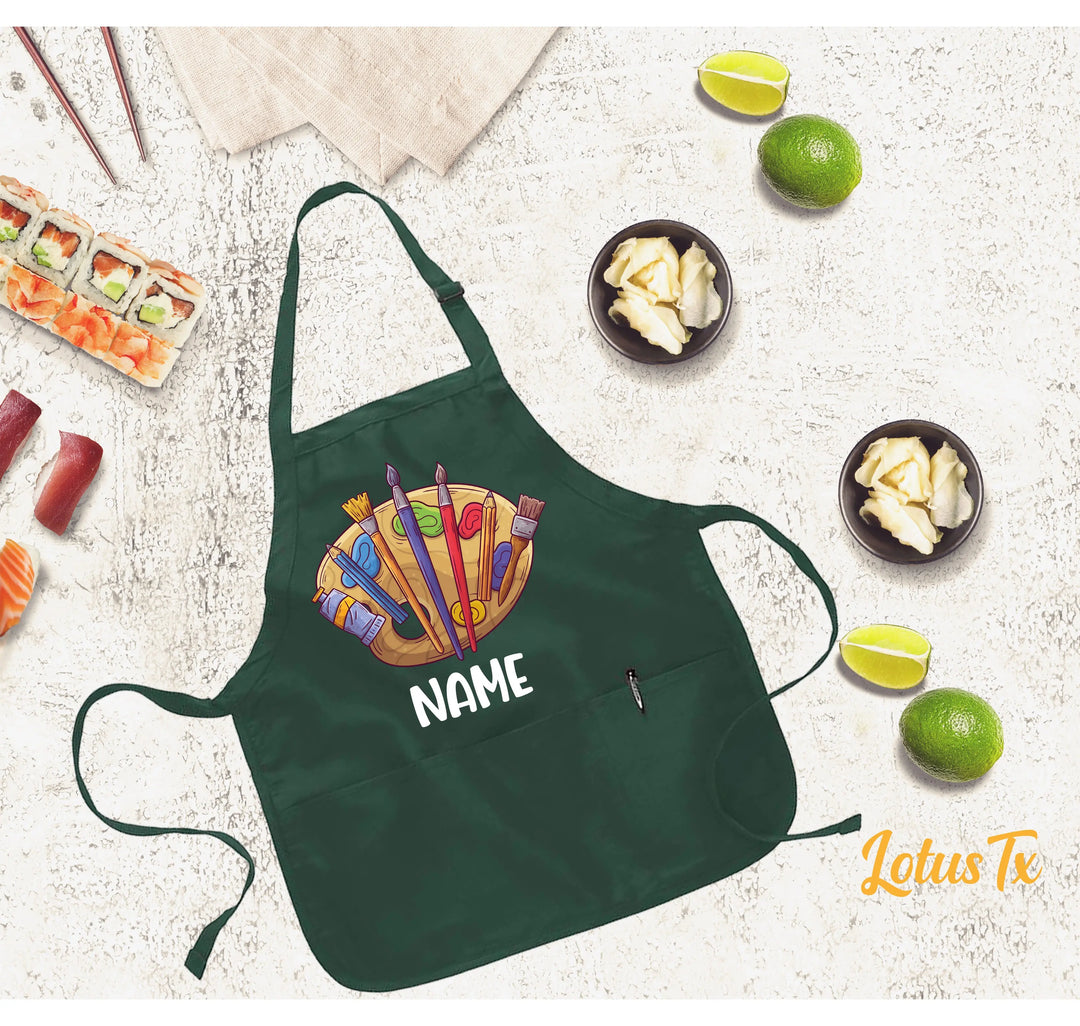 Personalized Kids Apron - Custom Artist Apron for Girls & Boys Shirtprintingcenter