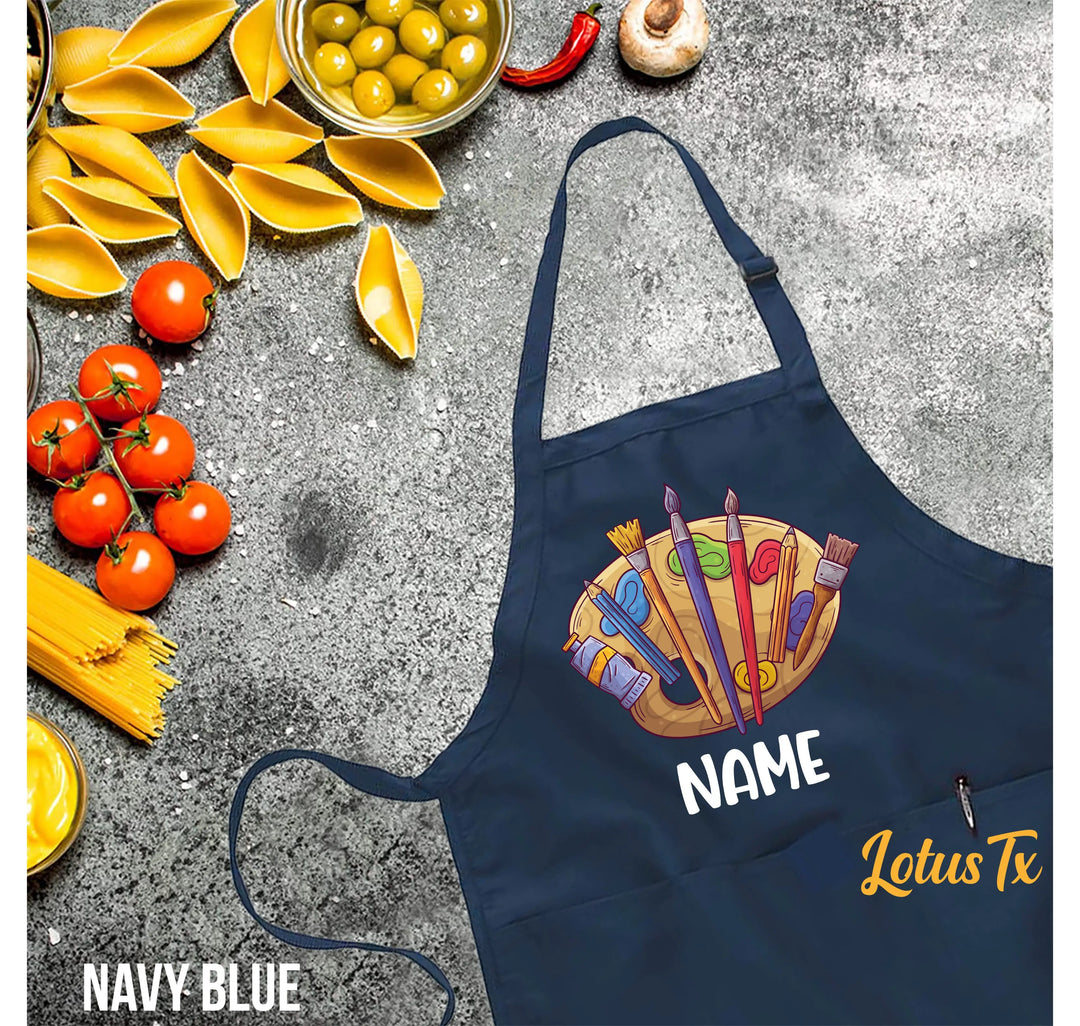 Personalized Kids Apron - Custom Artist Apron for Girls & Boys Shirtprintingcenter