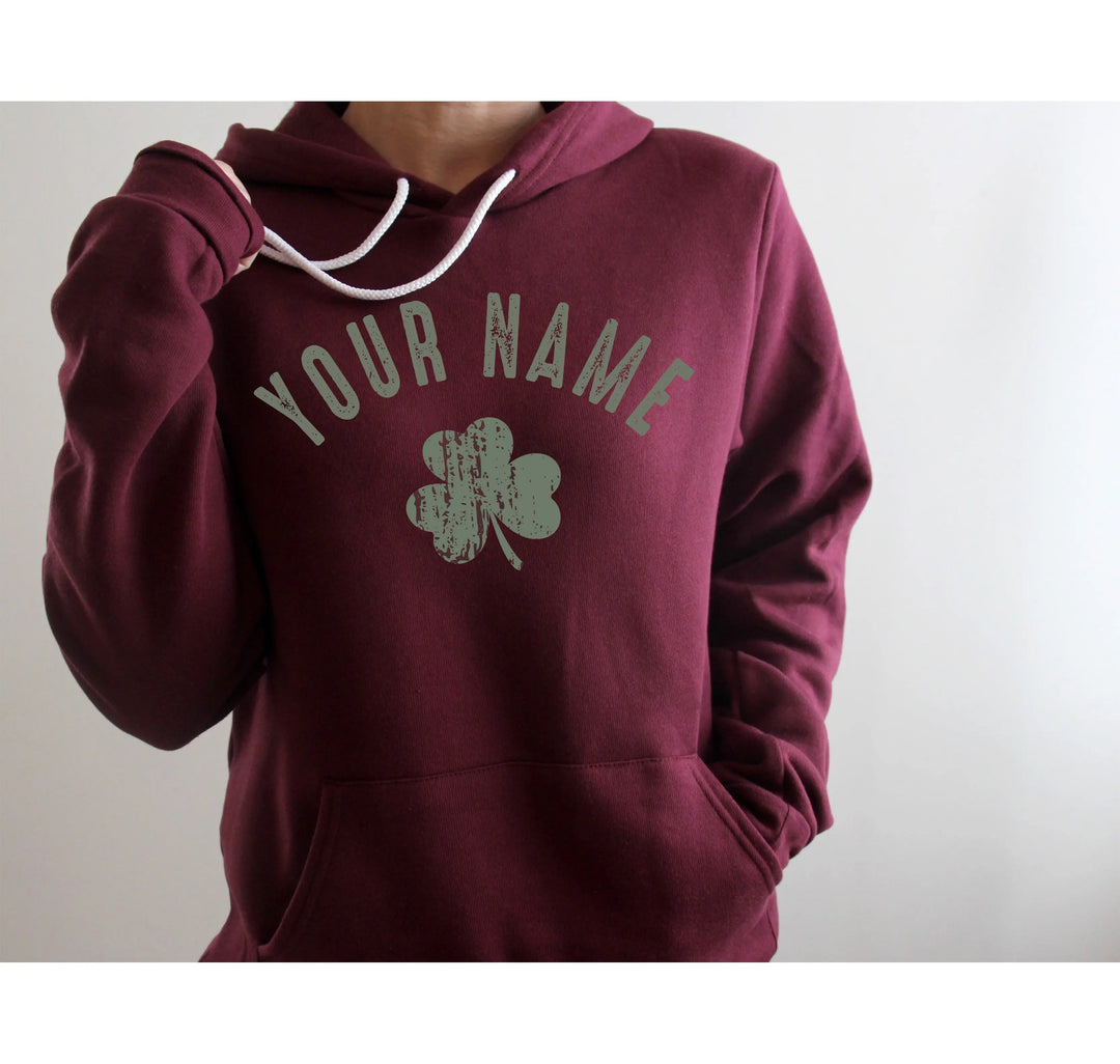 Personalized Last Name St. Patrick's Day Hoodie- Custom Irish Hoodie Shirtprintingcenter