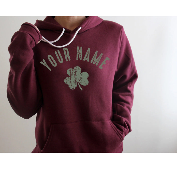 Personalized Last Name St. Patrick's Day Hoodie- Custom Irish Hoodie Shirtprintingcenter