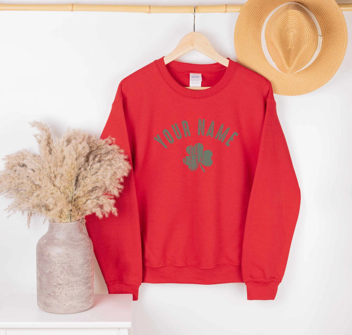 Personalized Last Name St. Patrick's Day Sweatshirt - Custom Irish Tee Shirtprintingcenter