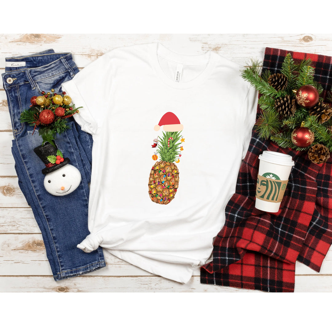 Pineapple Christmas Shirt | Christmas Vacation & Pineapple Lights Tee Shirtprintingcenter