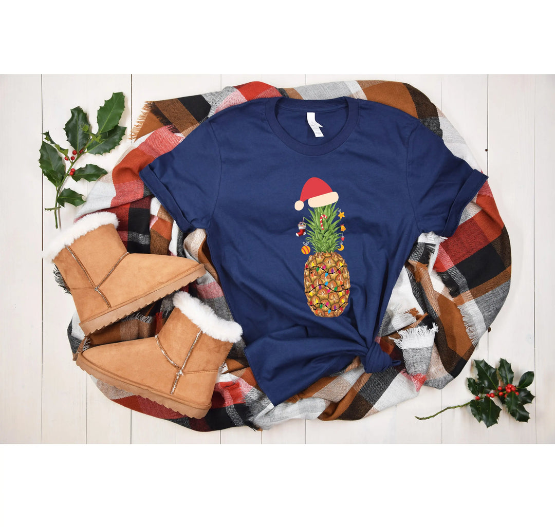 Pineapple Christmas Shirt | Christmas Vacation & Pineapple Lights Tee Shirtprintingcenter