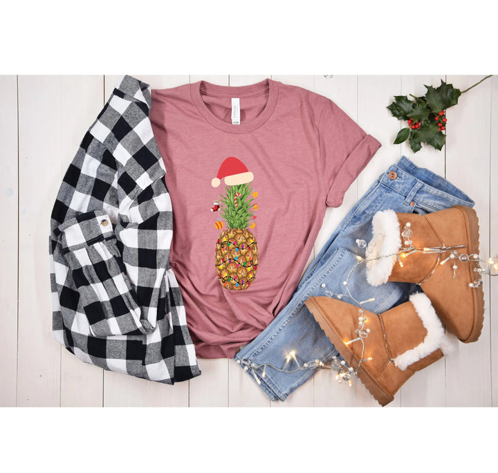 Pineapple Christmas Shirt | Christmas Vacation & Pineapple Lights Tee Shirtprintingcenter