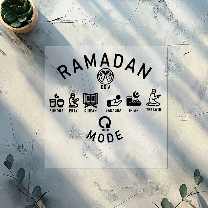 Transferencias DTF en modo Ramadán | Transferencias DTF islámicas para el hogar | Transferencias DTF de regalo para Ramadán