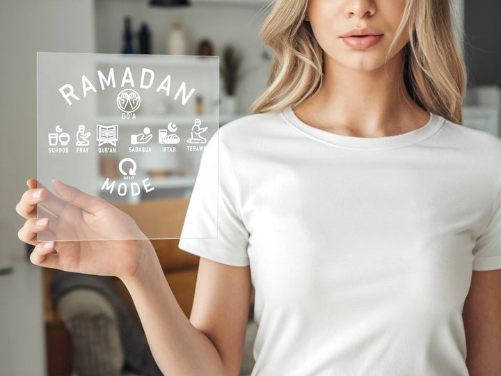 Transferencias DTF en modo Ramadán | Transferencias DTF islámicas para el hogar | Transferencias DTF de regalo para Ramadán