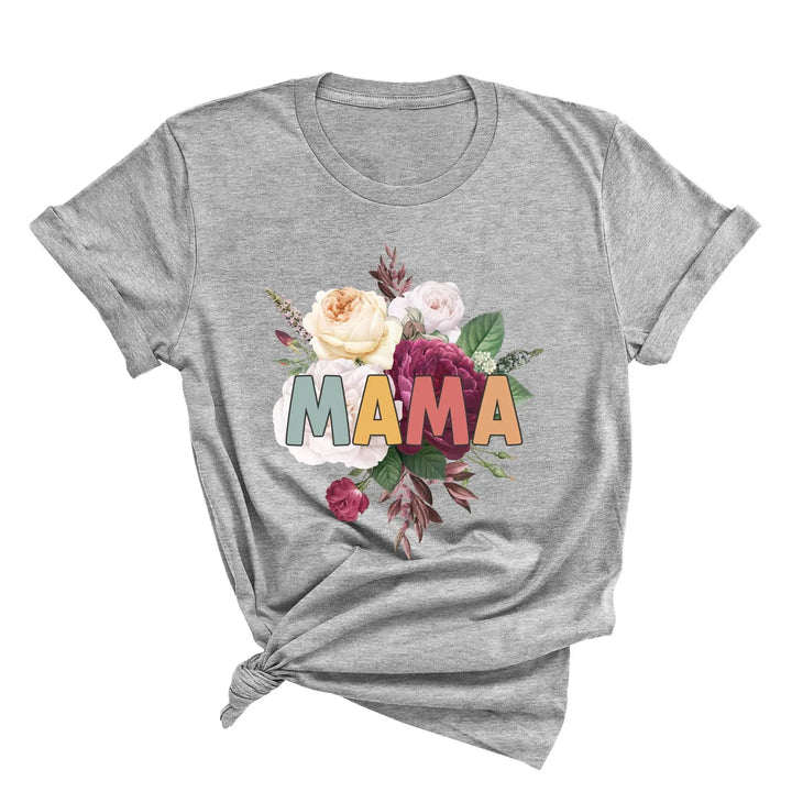 Retro Floral Mama T-Shirt - Vintage Flower Tee | Mother's Day Gift Shirtprintingcenter