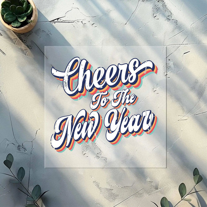 Transferencias DTF retro de Año Nuevo 2025 | ¡Saludos por el Año Nuevo DTF!