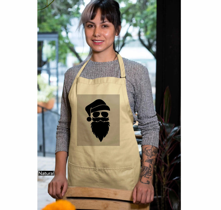 Transferencias DTF navideñas de silueta de Papá Noel | DTF con cara de Papá Noel