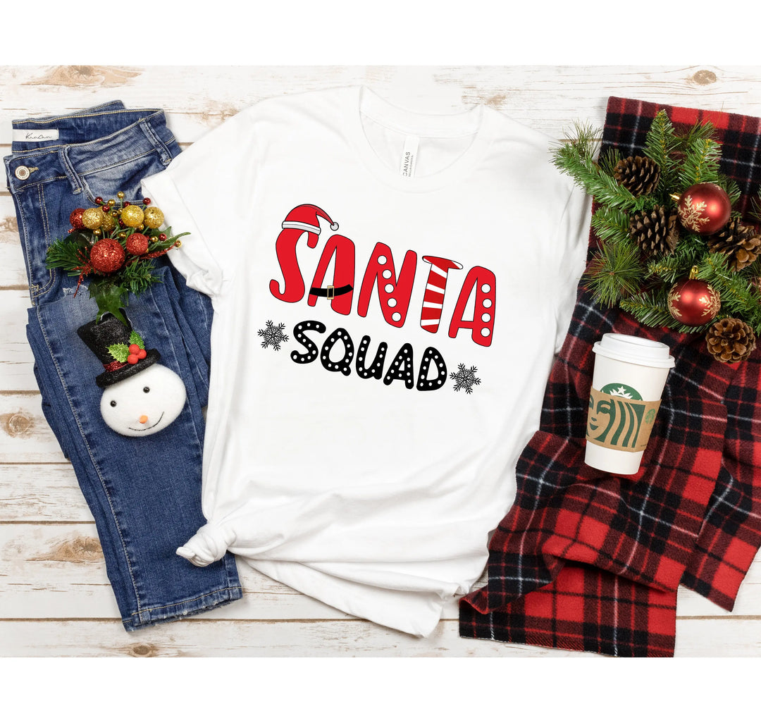 Santa Squad Shirt | Family Christmas Matching Shirts Shirtprintingcenter