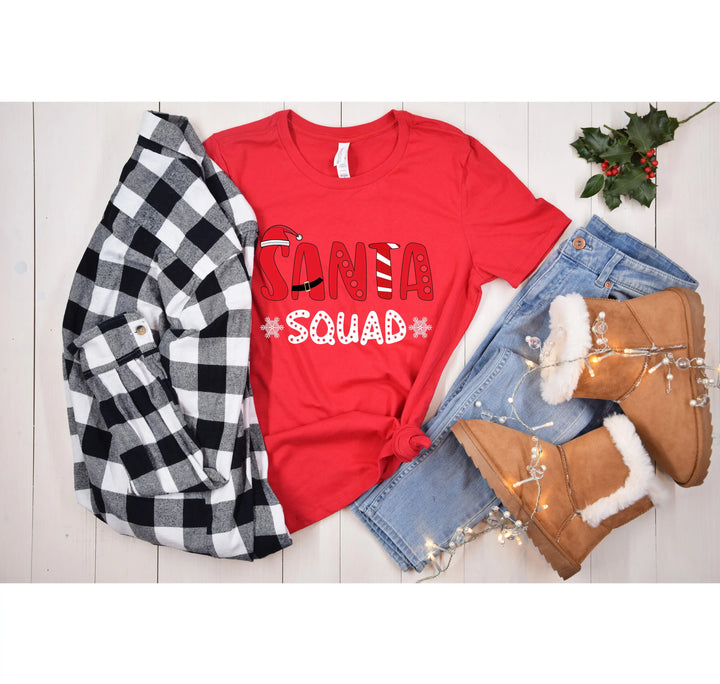 Santa Squad Shirt | Family Christmas Matching Shirts Shirtprintingcenter