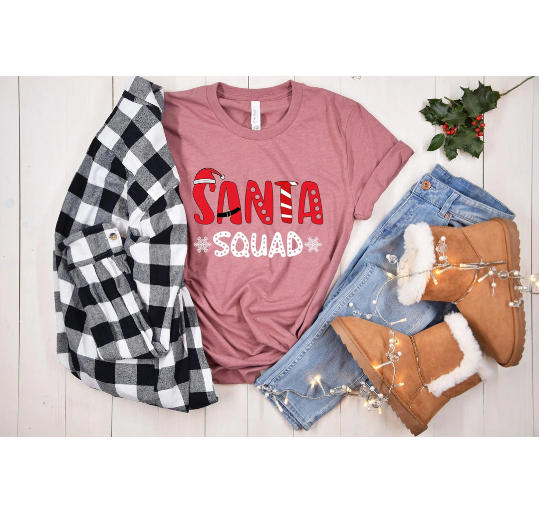 Santa Squad Shirt | Family Christmas Matching Shirts Shirtprintingcenter