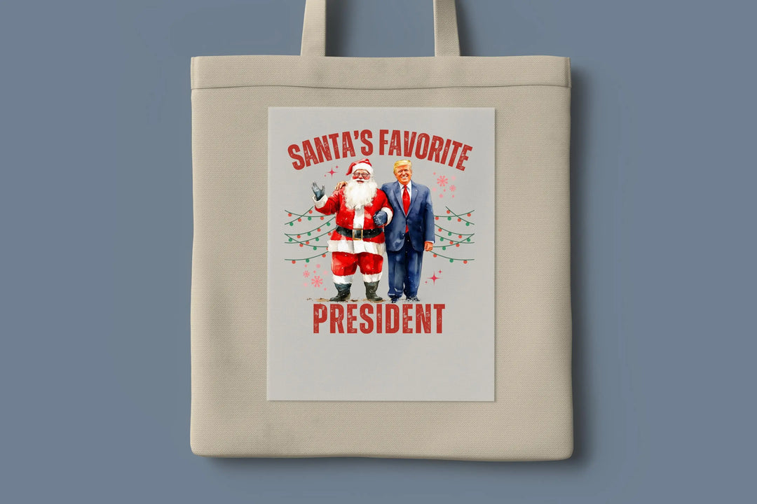 Santa's Favorite President DTF | Christmas Trump DTF Transfer