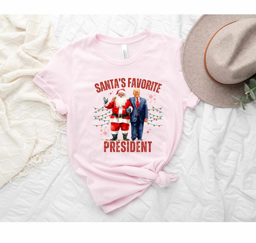 Santa's Favorite President Shirt | Christmas Trump Shirt Shirtprintingcenter