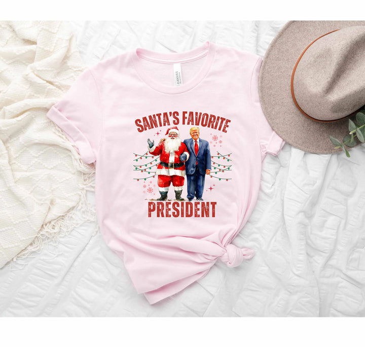 Santa's Favorite President Shirt | Christmas Trump Shirt Shirtprintingcenter