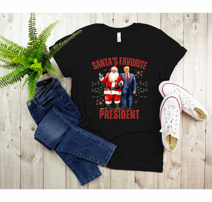 Santa's Favorite President Shirt | Christmas Trump Shirt Shirtprintingcenter